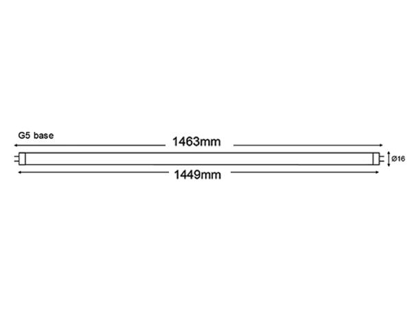 Vibe TUBE-T5 - T5 Frosted LED Tube Light-Vibe Lighting-Ozlighting.com.au