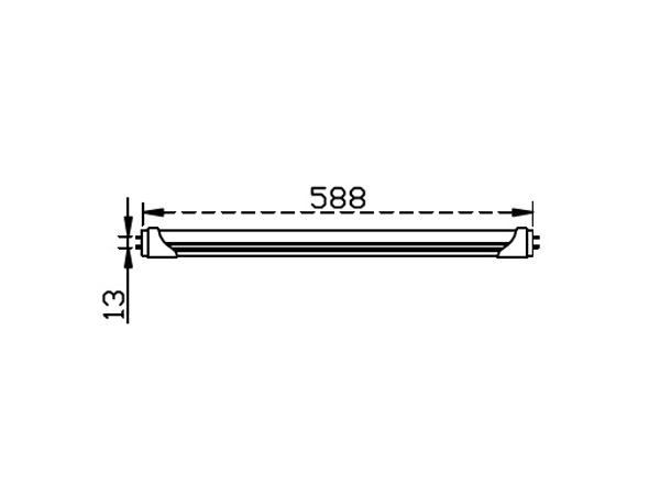 Vibe TUBE-T8-COLOURED-2FT - T8 10W 2FT 588mm LED Coloured PC Tube-Vibe Lighting-Ozlighting.com.au