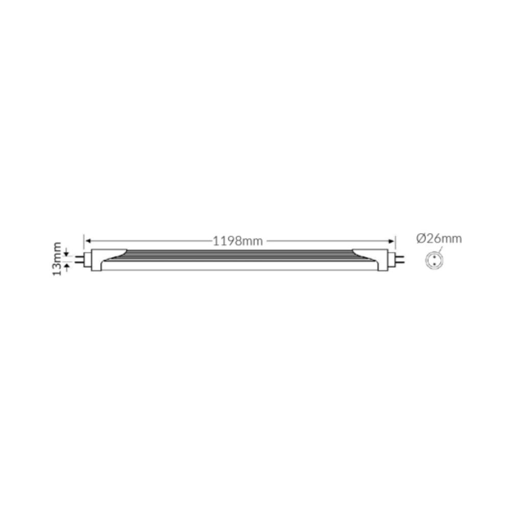 Vibe TUBE-T8-CYANOSIS - 22W LED 4FT 1198mm AAA Cyanosis Approved Medical Tube 4500K-Vibe Lighting-Ozlighting.com.au