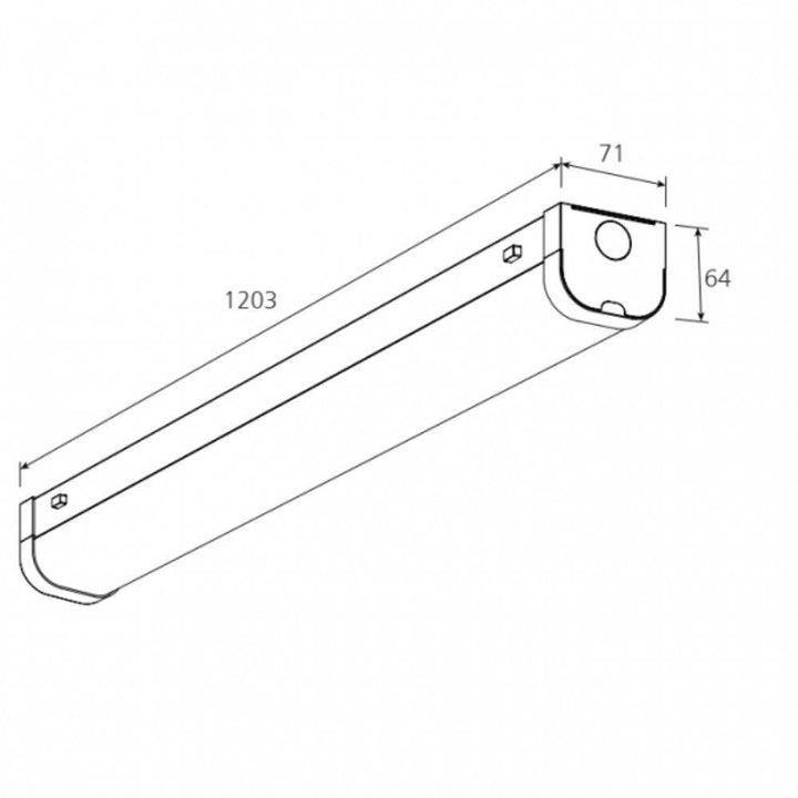 Vibe VBLB - 40W 1200mm 4ft LED Batten - IP20 - Tri-Colour-Vibe Lighting-Ozlighting.com.au