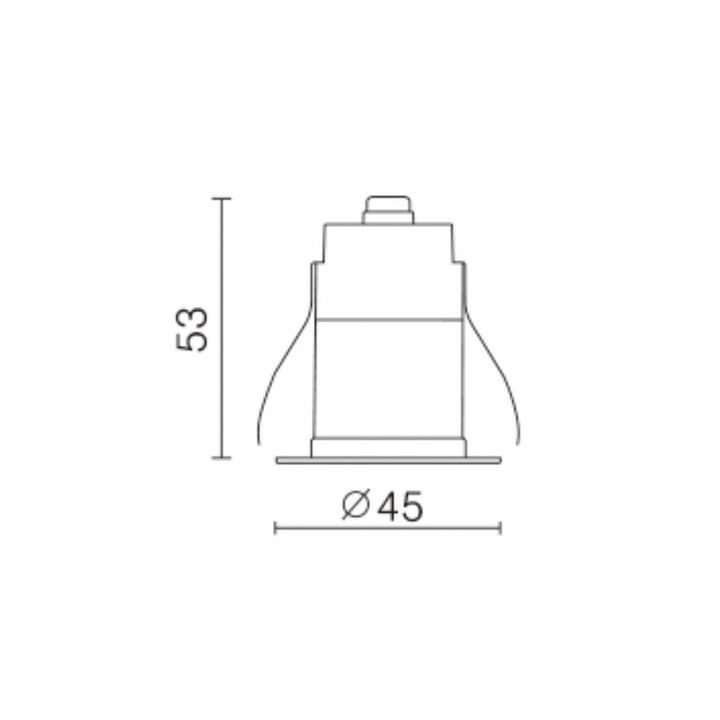 Vibe VBLDL-370 - 3W LED Miniature Downlight TRIM ONLY- IP44 - 3000K - DRIVER REQUIRED-Vibe Lighting-Ozlighting.com.au