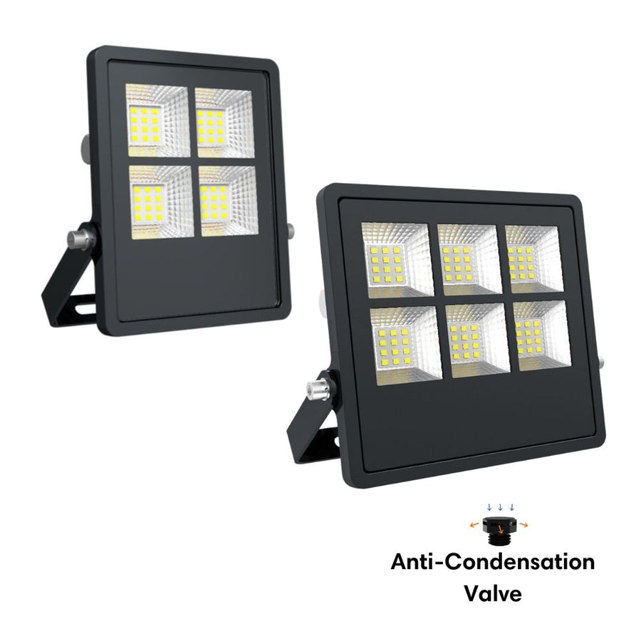 Vibe VBLFL-500 - 30W/50W LED High Output Exterior Floodlight IP66 - 4000K-Vibe Lighting-Ozlighting.com.au