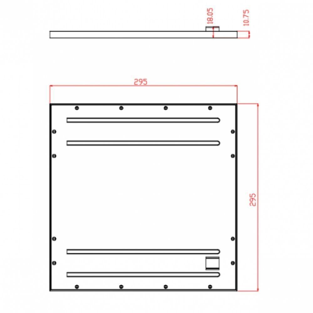 Vibe VBLFP - 18W/22W LED 295x295mm/565x295mm Edgelit Panel Troffer Light - 5000K-Vibe Lighting-Ozlighting.com.au