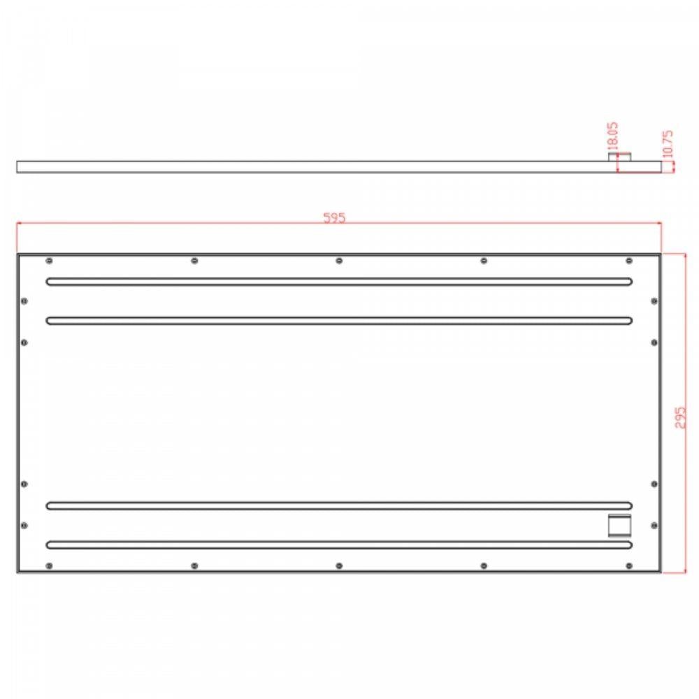 Vibe VBLFP - 18W/22W LED 295x295mm/565x295mm Edgelit Panel Troffer Light - 5000K-Vibe Lighting-Ozlighting.com.au