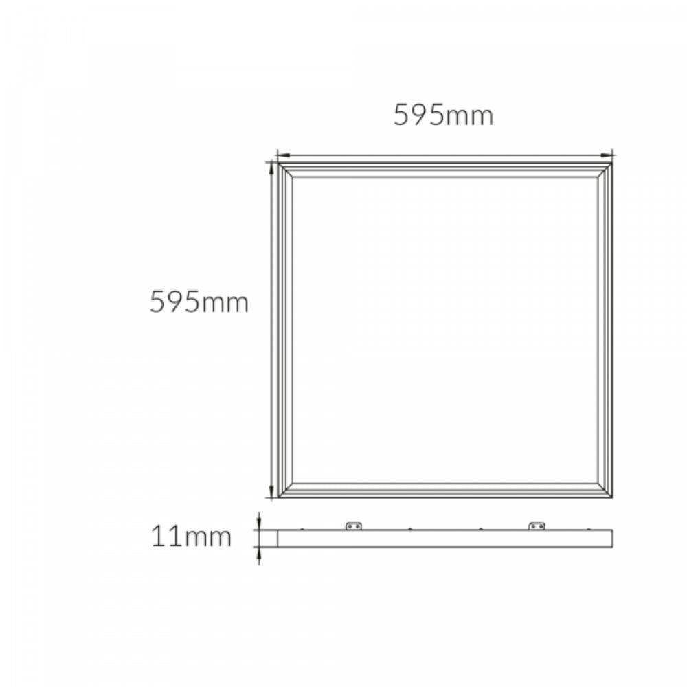 Vibe VBLFP - 25W LED Medical Cyanosis COI Panel Troffer Light IP44 - 4000K-Vibe Lighting-Ozlighting.com.au