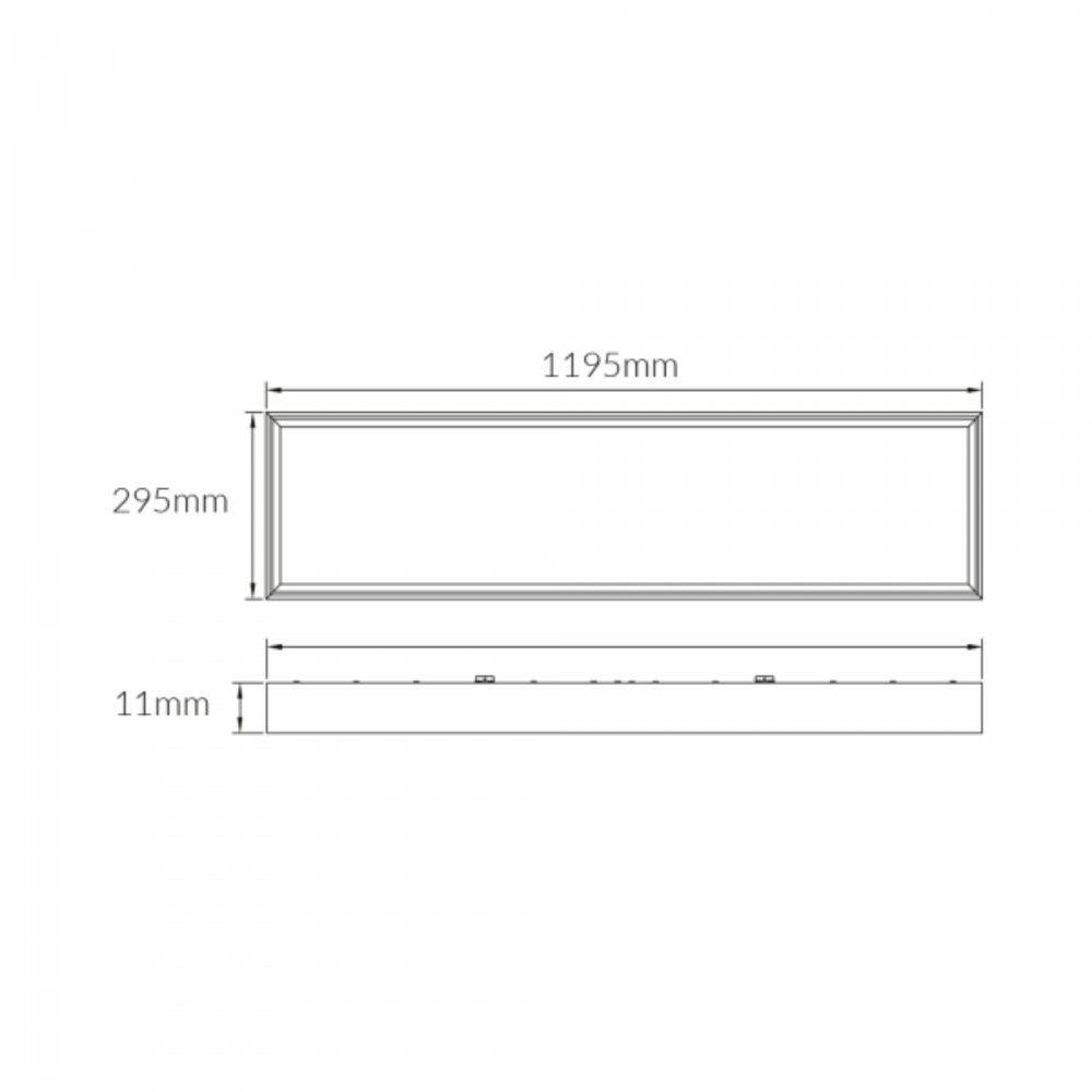 Vibe VBLFP - 25W LED Medical Cyanosis COI Panel Troffer Light IP44 - 4000K-Vibe Lighting-Ozlighting.com.au