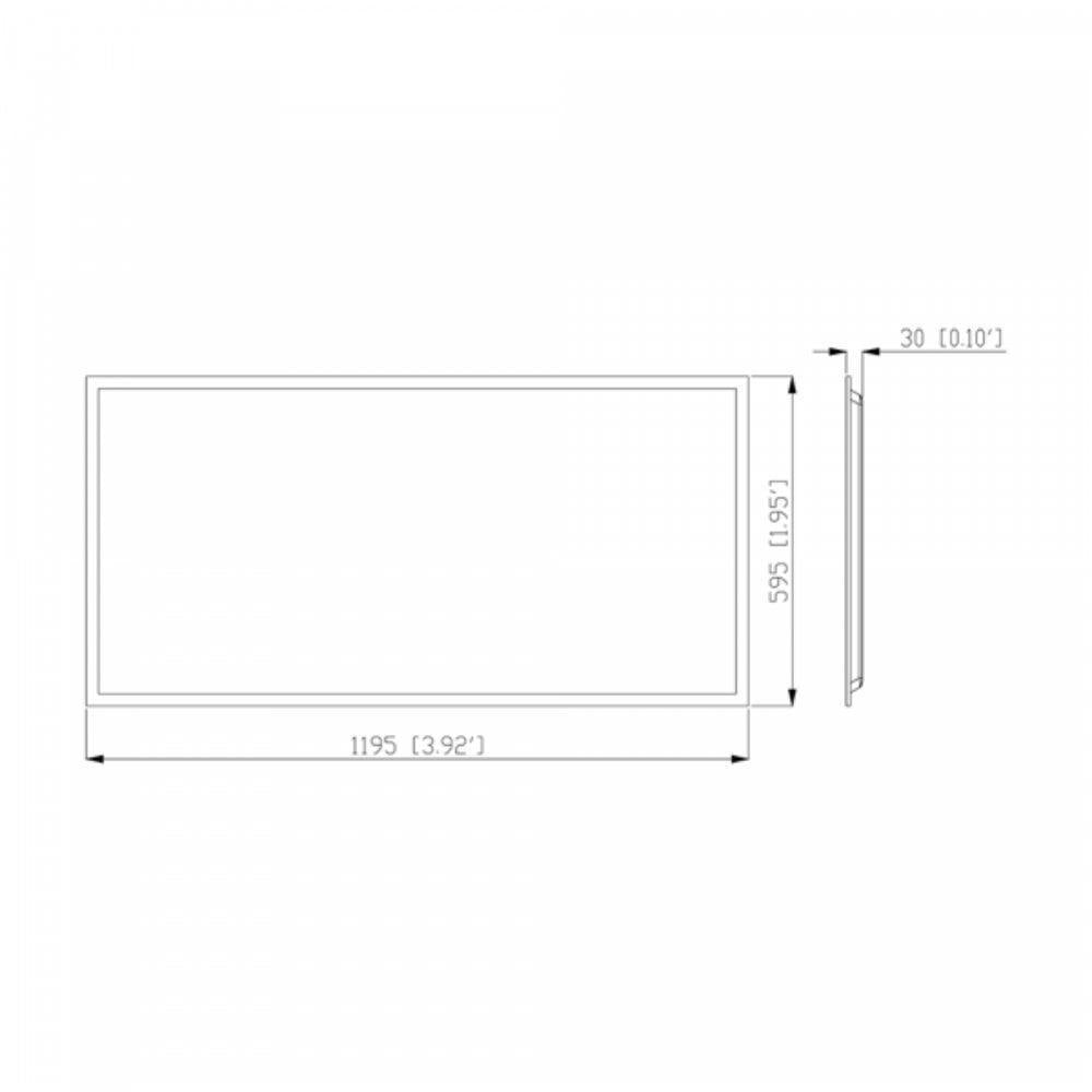 Vibe VBLFP-BL - 36W/60W LED Tri-Colour Backlit Panel Troffer Light-Vibe Lighting-Ozlighting.com.au