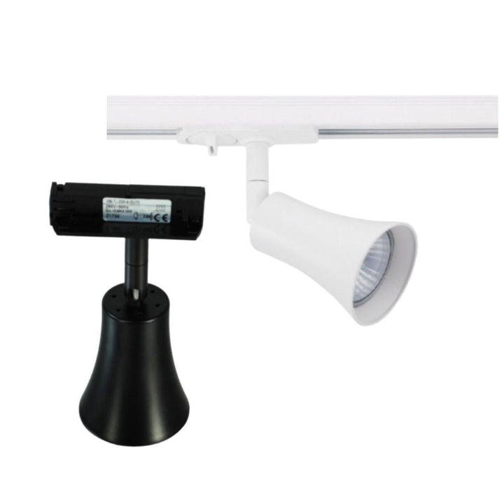 Vibe VBLTL-200 - GU10 Single Circuit Track Mounted Head Spot Light-Vibe Lighting-Ozlighting.com.au