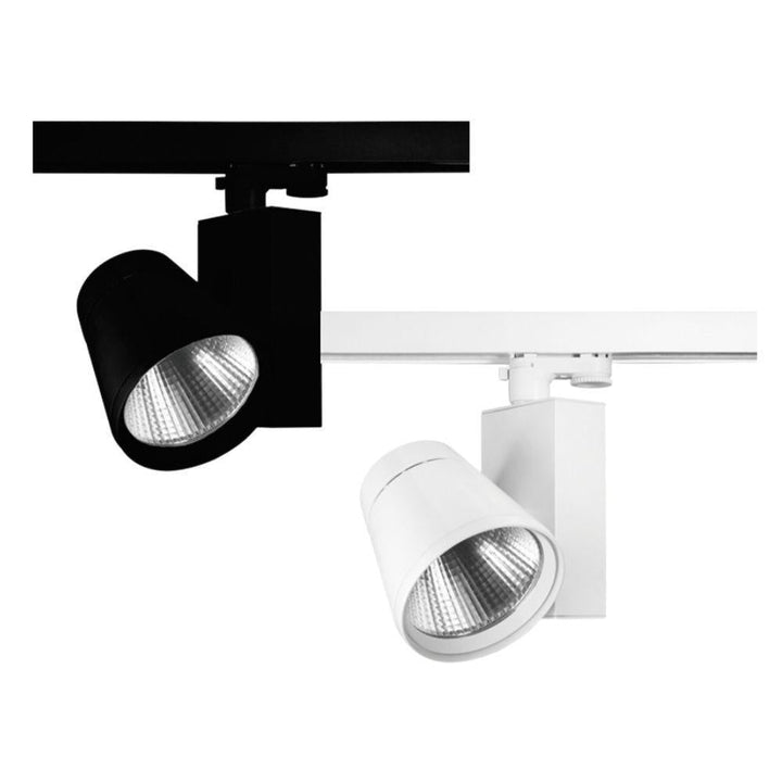 Vibe VBLTL-350 - 18W LED 3-Circuit Track Mounted Head Spot Light-Vibe Lighting-Ozlighting.com.au