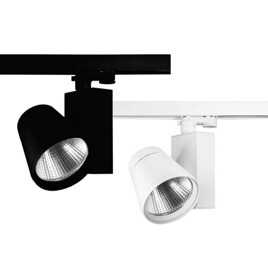 Vibe VBLTL-370 - 13W LED 3-Circuit Track Mounted Head Spot Light-Vibe Lighting-Ozlighting.com.au