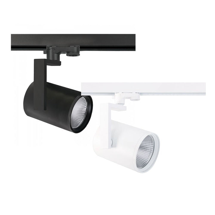 Vibe VBLTL-450 - 25W LED 3-Circuit Track Mounted Head Spot Light-Vibe Lighting-Ozlighting.com.au