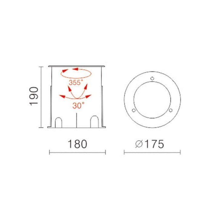 Vibe VBLUP - LED Deck Light IP67 24V - DRIVER REQUIRED-Vibe Lighting-Ozlighting.com.au