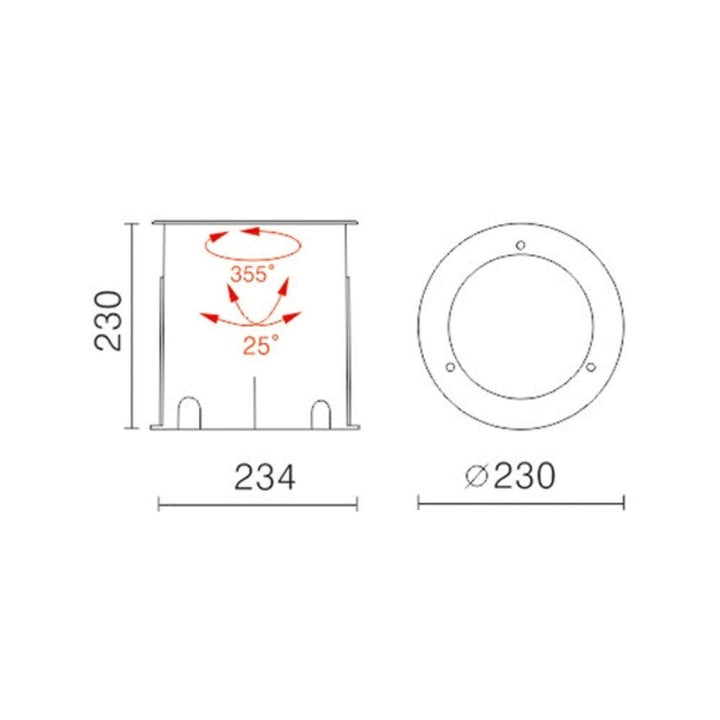 Vibe VBLUP - LED Deck Light IP67 24V - DRIVER REQUIRED-Vibe Lighting-Ozlighting.com.au