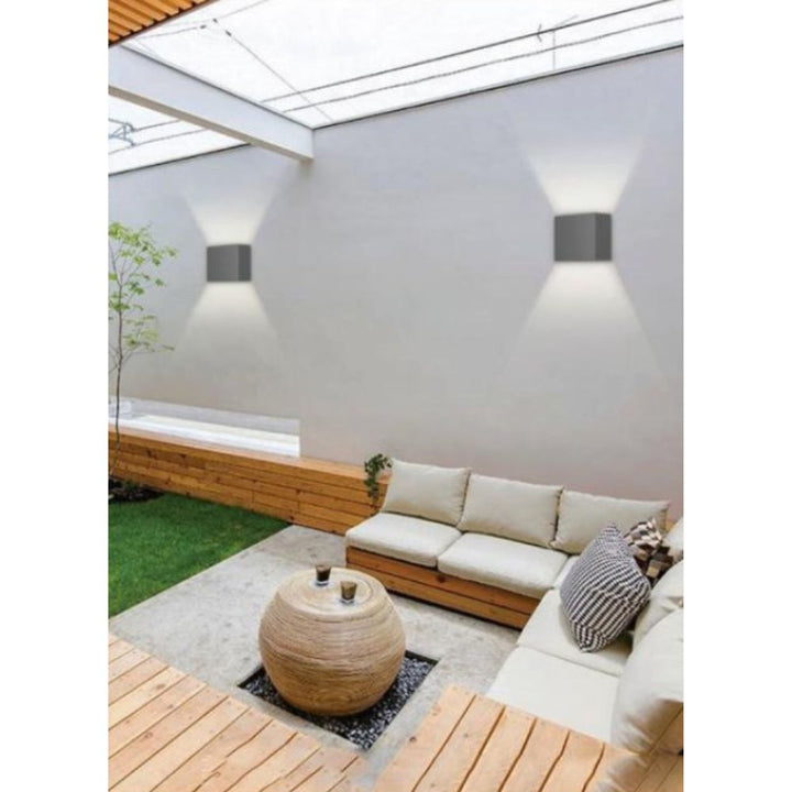 Vibe VBLWL-302 - 2x3W LED Up/Down Adjustable Exterior Wall Light IP54 -Vibe Lighting-Ozlighting.com.au