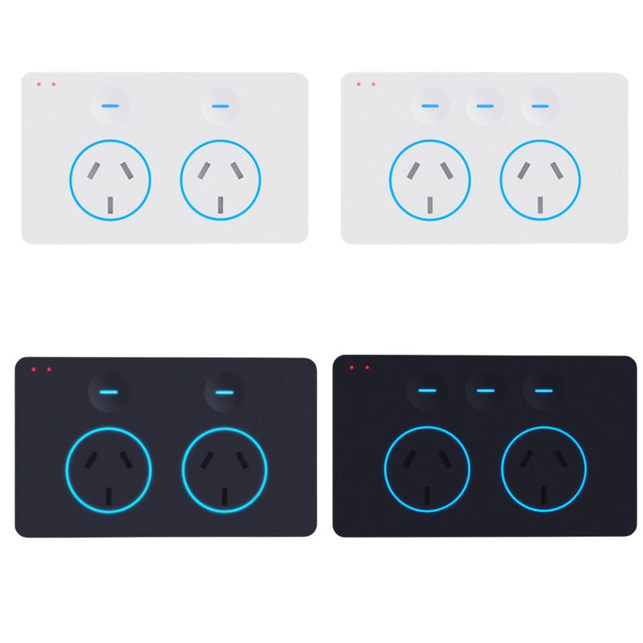 iKEON CLASSIC DUET/+ - Double Powerpoint With/Without Switch Twin Socket GPO-iKEON-Ozlighting.com.au